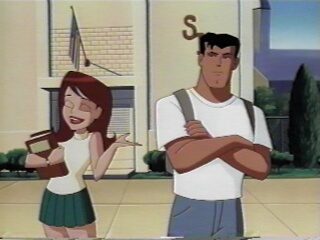 [IMAGE: A young Lana and Clark from the current animated series]